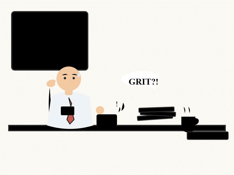 Image showing business owner worrying about gritting costs for his business